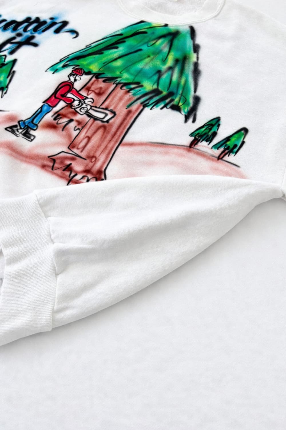  80s Jerzees 에어 브러쉬 스웻셔츠 XL 상품이미지6