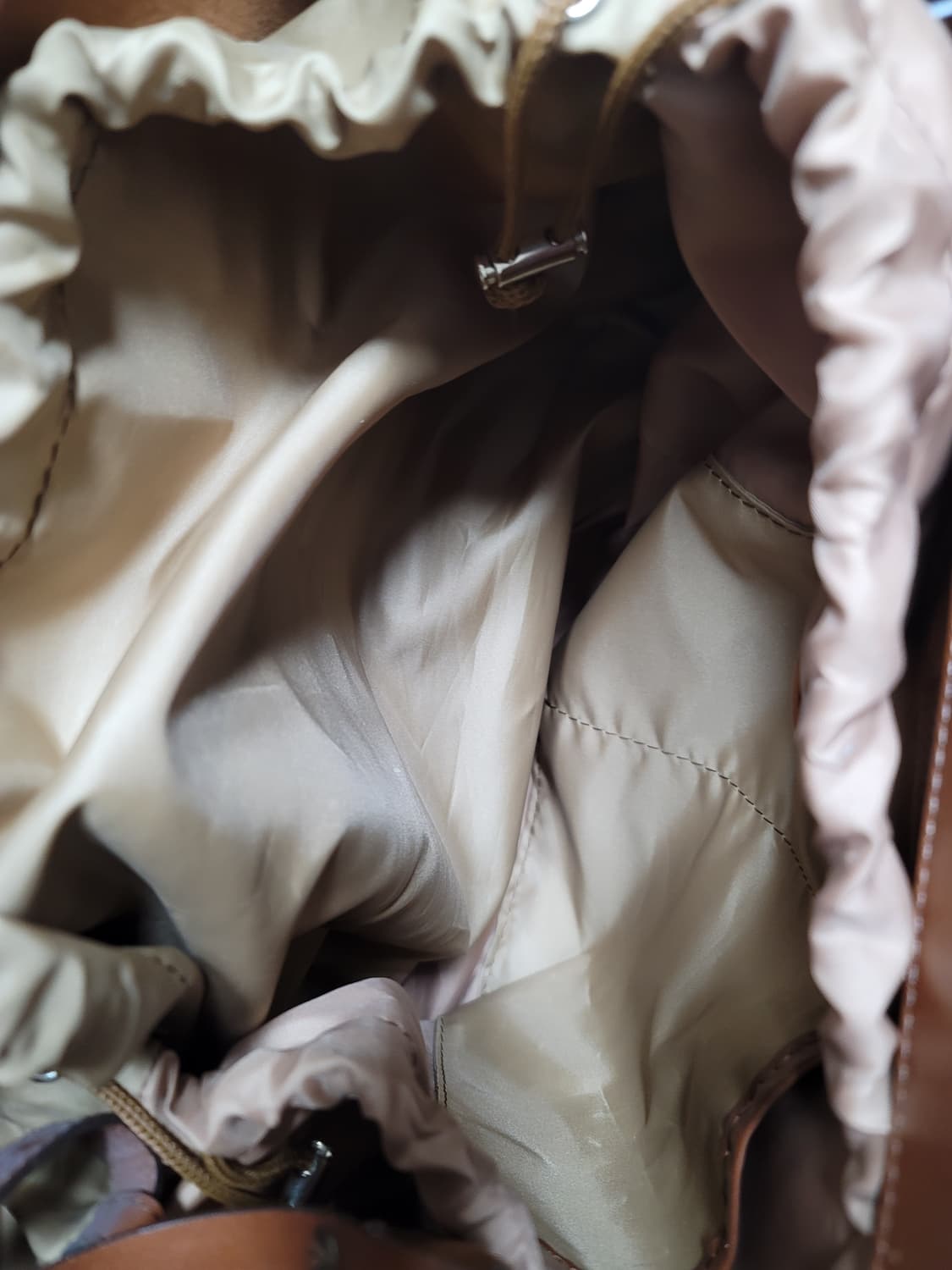 마시모두띠 브라운 통가죽 숄더백 상태굿
 상품이미지9