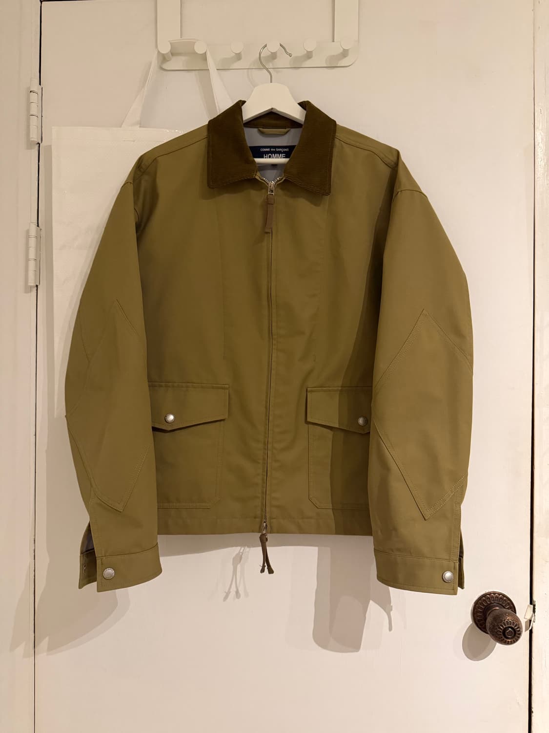 꼼데가르송옴므 25fw 코듀로이칼라 트리플레이어 트러커쟈켓 L 상품이미지6