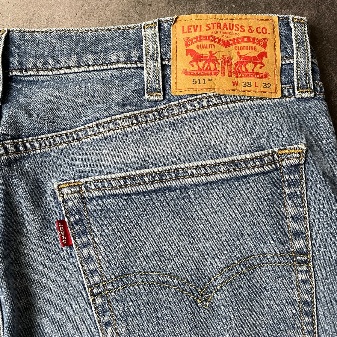 LEVI'S 리바이스511 빈티지 슬림핏 데님 코튼팬츠 A00355 상품이미지8