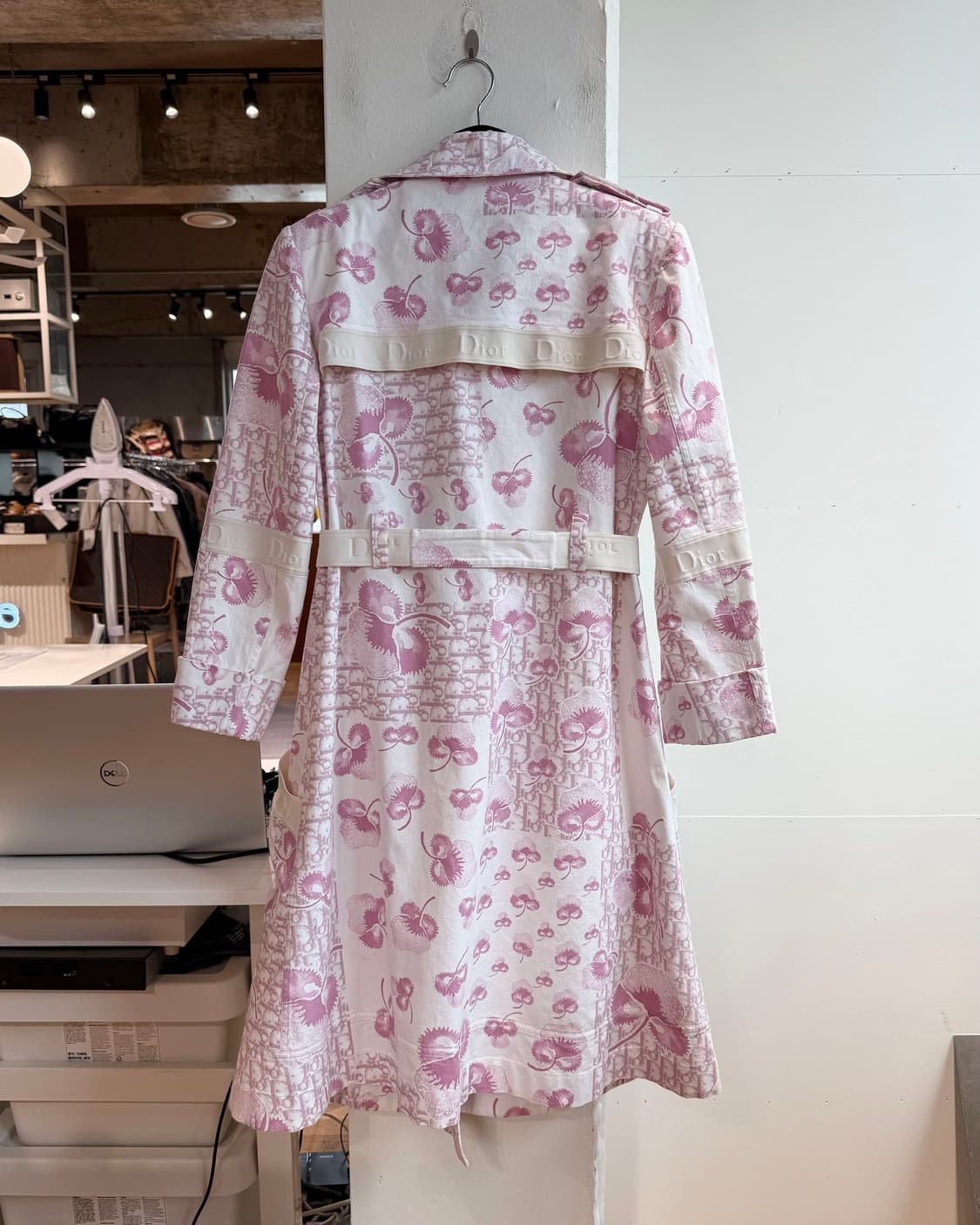 크리스찬 디올 부티크 핑크 05s 오블리크 트렌치 코트  상품이미지7