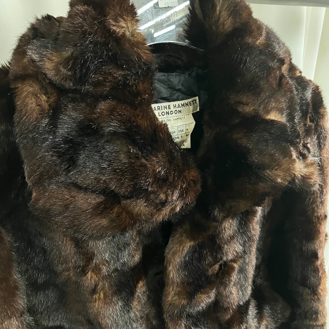 캐서린 햄넷 런던 모피 블루종 퍼자켓 M 상품이미지3