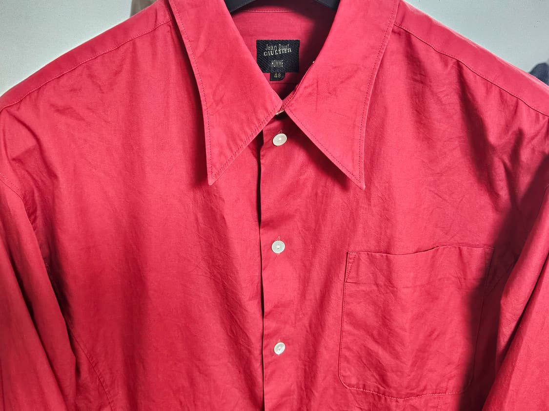 장폴고티에 옴므 셔츠 레드 상품이미지2