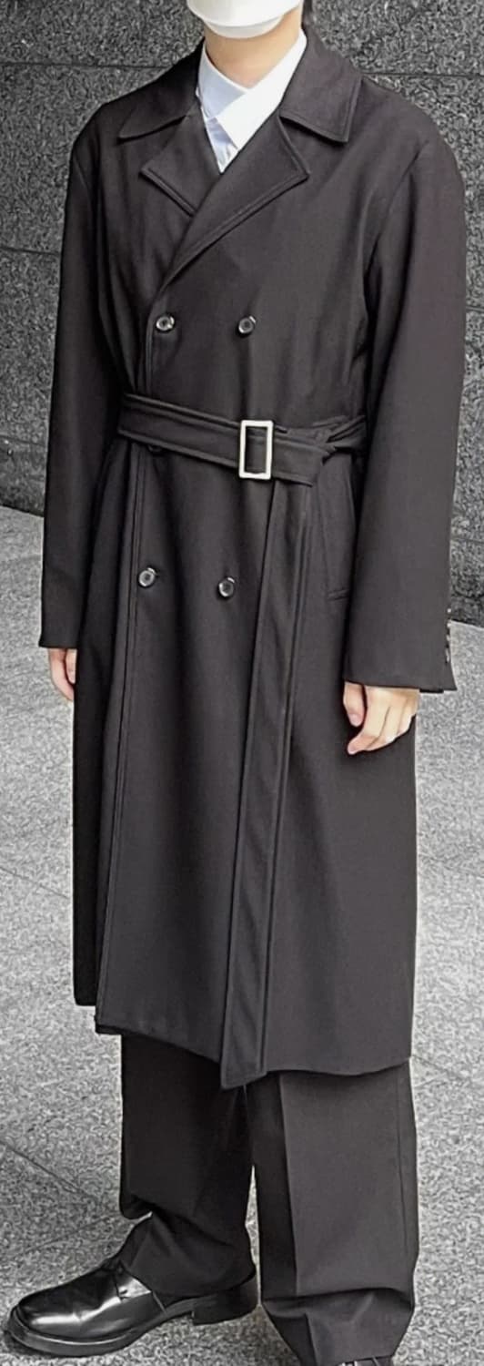 아르반 얼터너티브 울 코트_블랙 1size 상품이미지3