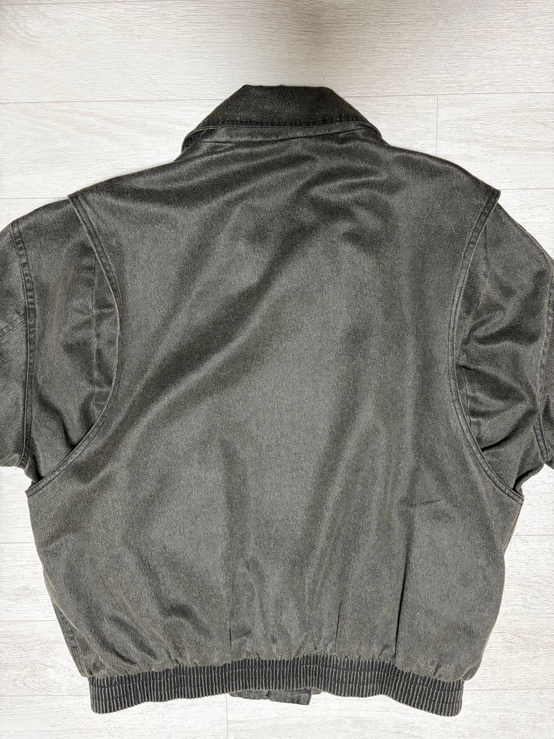 라퍼지스토어 버핑레더 오버핏 MA-1 자켓 급처 상품이미지3