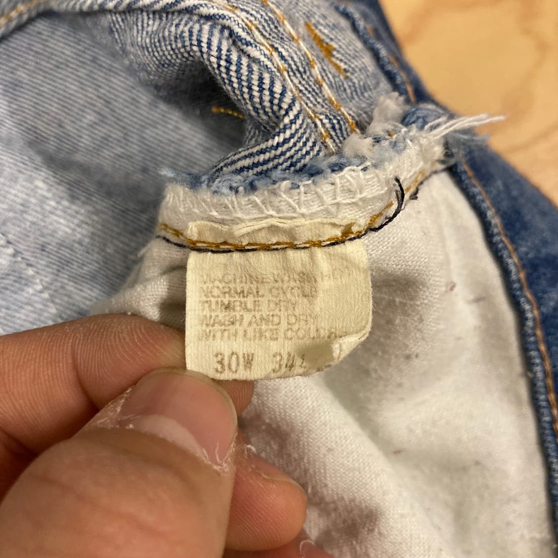 80s USA 빈티지 리바이스 505 데님 팬츠 청바지 상품이미지6