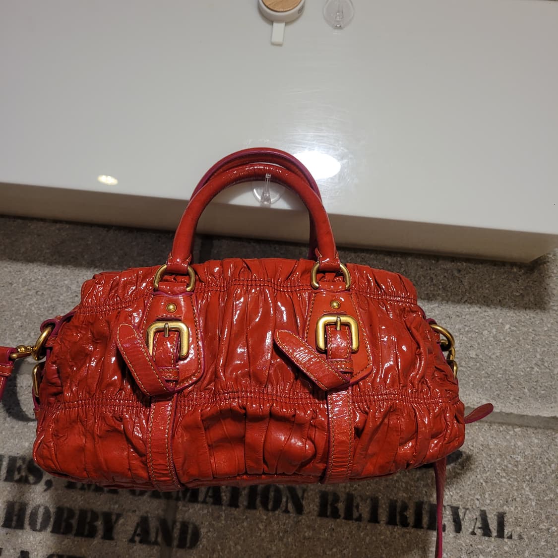 프라다 고프레 레더 숄더백 상품이미지2