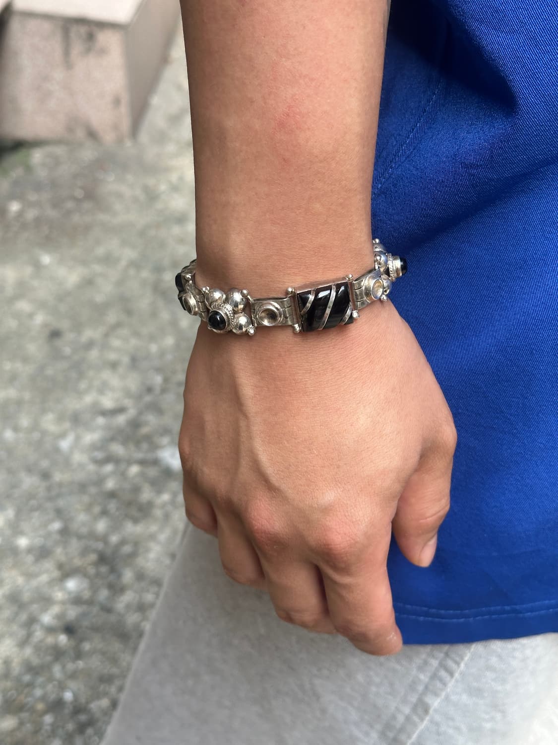 Mexico vintage 925silver bracelet 상품이미지7
