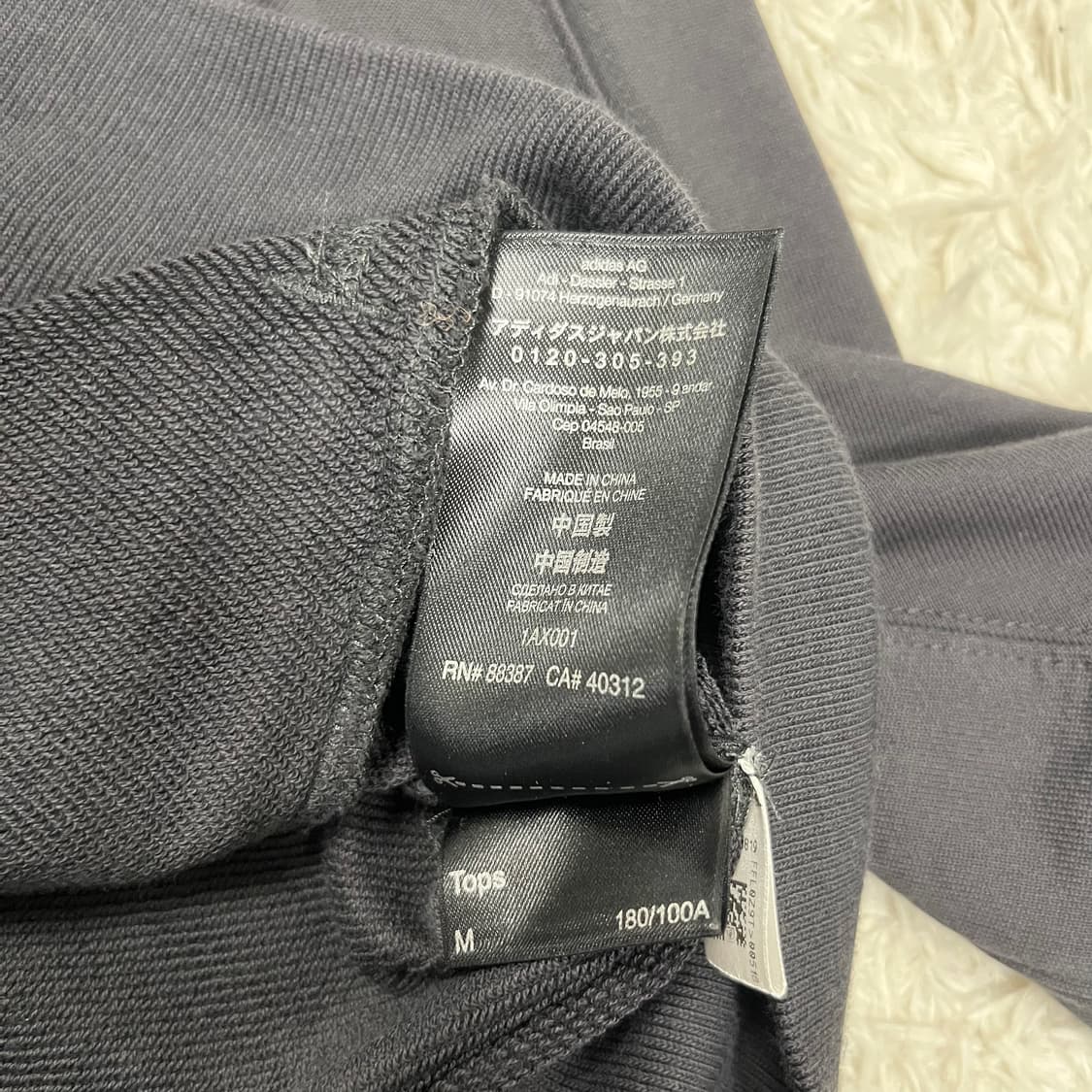 Y-3 classic charcoal zip-up hoodie 상품이미지8