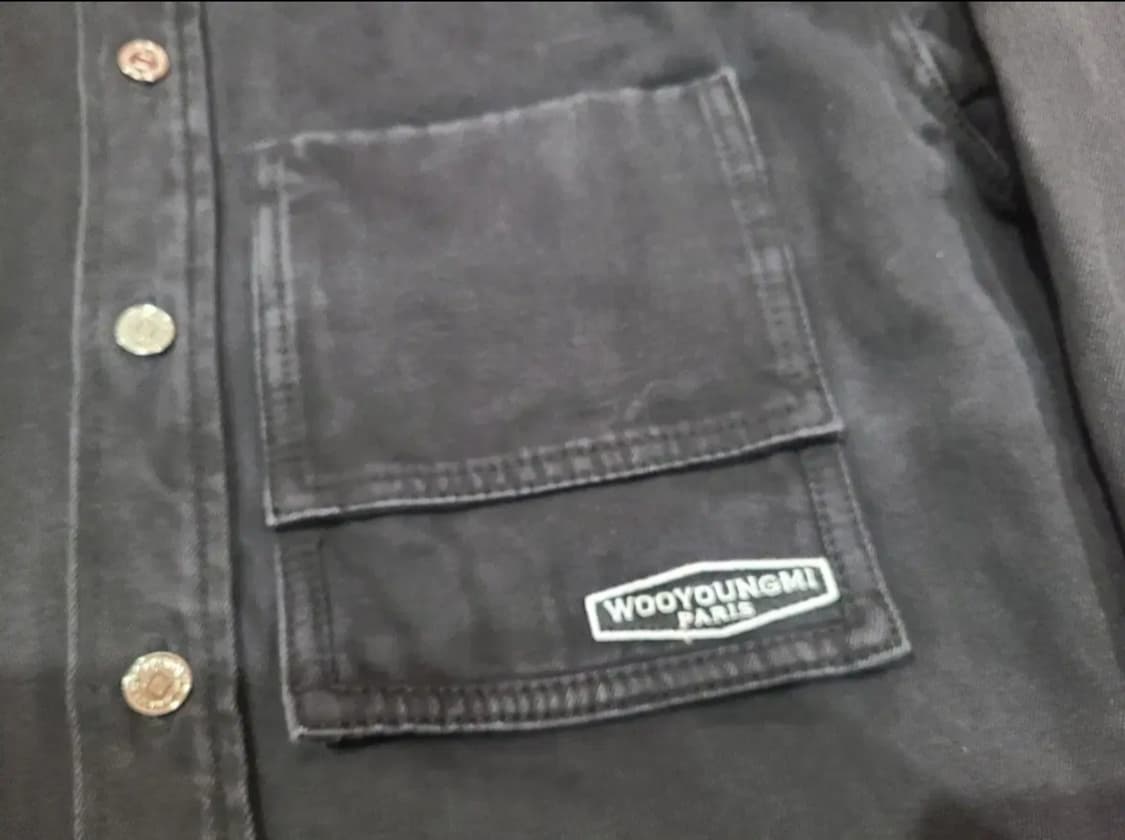 21SS 우영미 백로고 오버핏 데님셔츠 상품이미지3