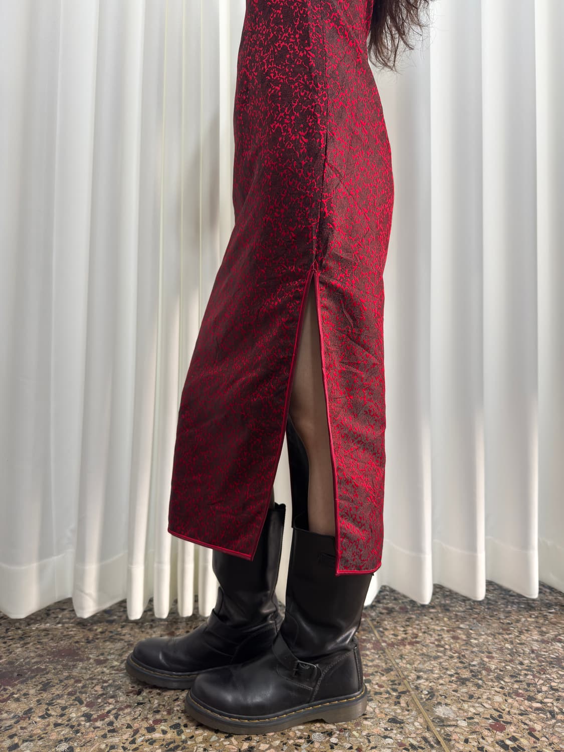 red design quipao 상품이미지5