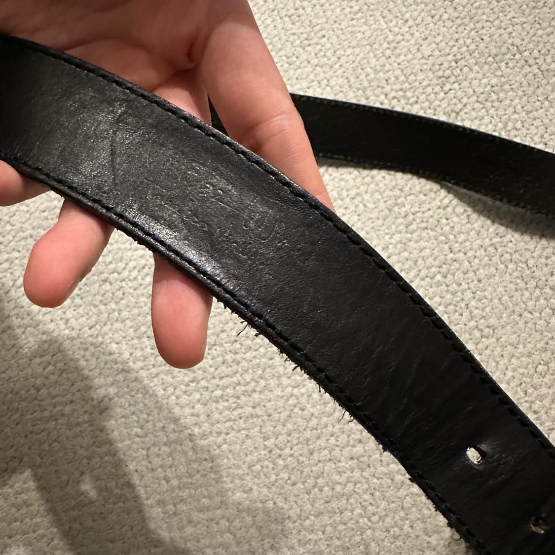 넘버나인 Number Nine 빈티지 레더 벨트 상품이미지8