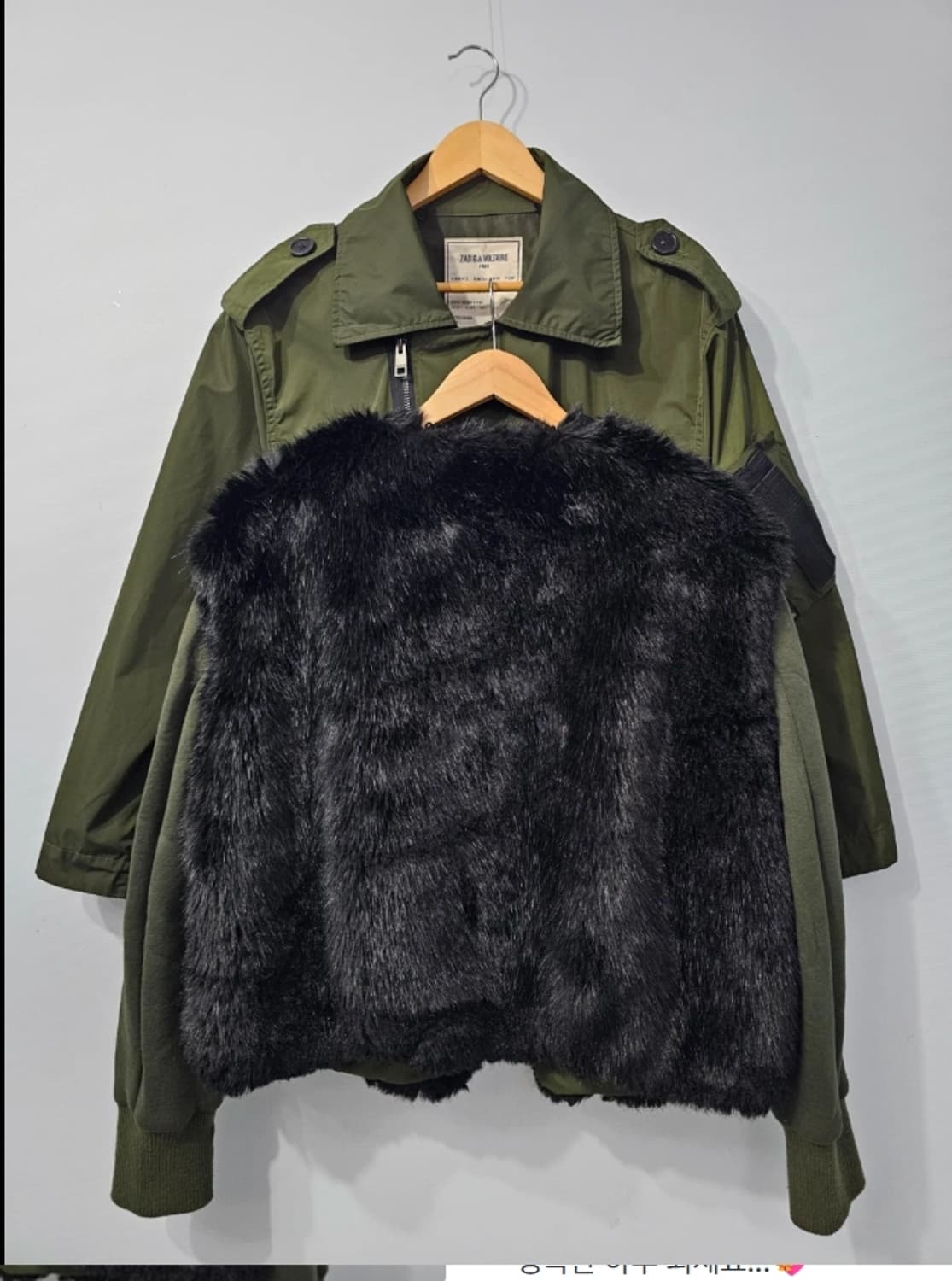 쟈딕앤볼테르 Zadig & Voltaire 퍼 봄버 패딩 상품이미지1