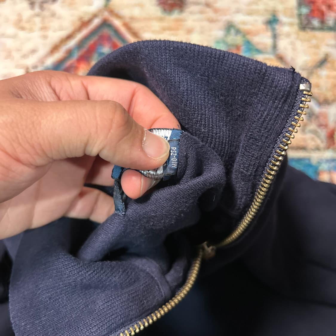 [L] 폴로 랄프로렌 코튼 니트 쿼터집업 하프집업  상품이미지4