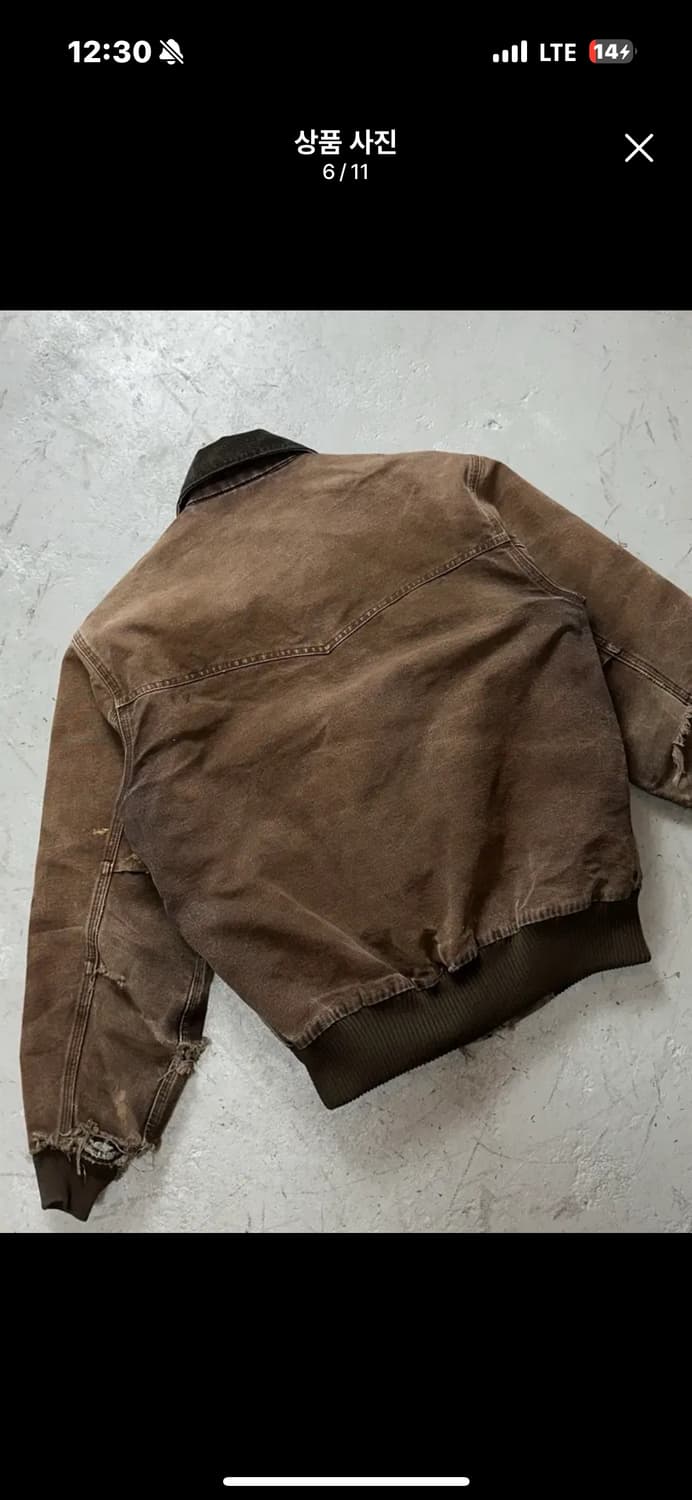 [M] 00's OG 칼하트 J14 산타페 자켓 칼하트 DKB 디트로이트 상품이미지4