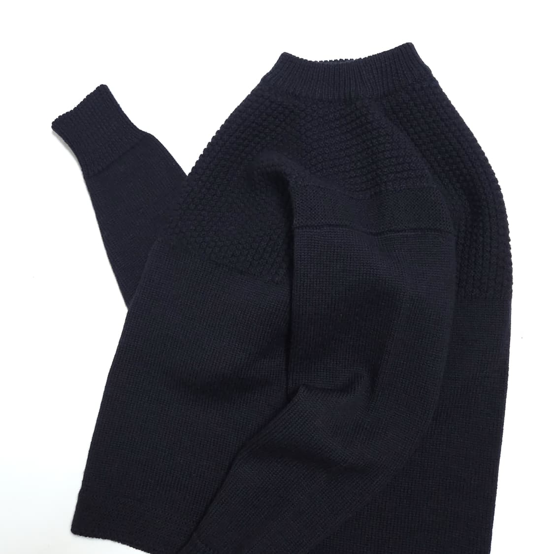 MHL 마가렛호웰 스코틀랜드 모크넥 울 니트 스웨터 상품이미지3