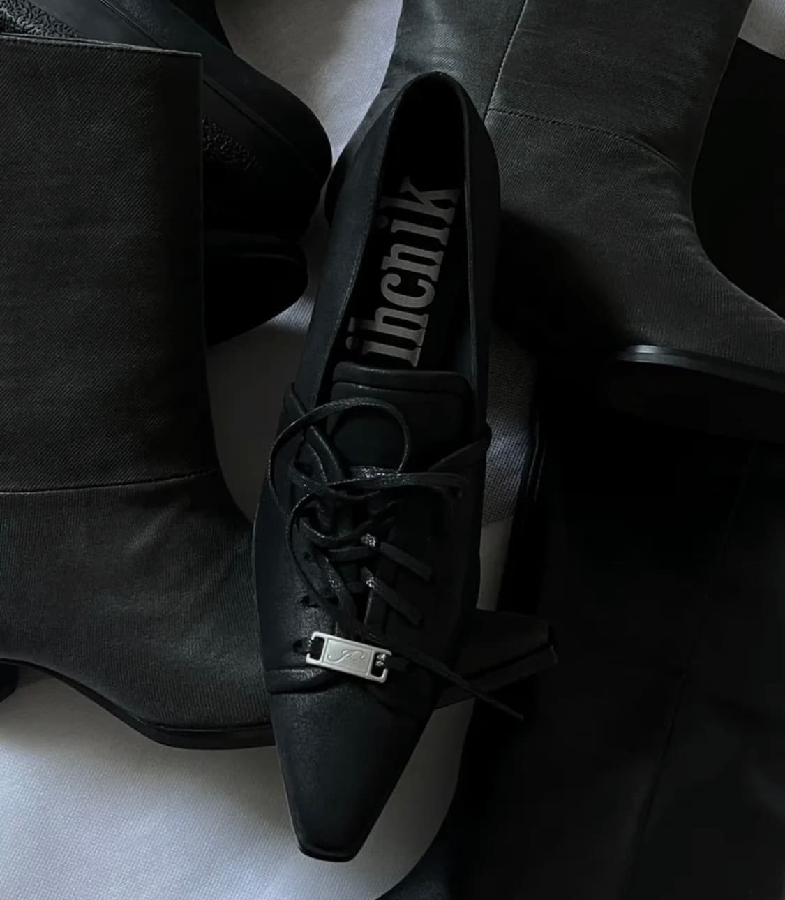 (새상품) 이크닉 011 iconic lace heels 상품이미지1