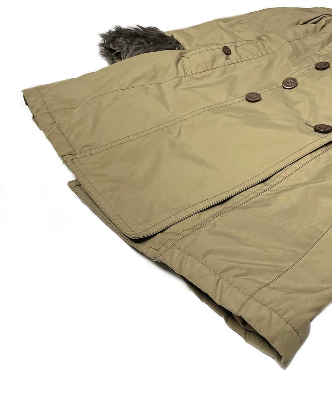 Hysteric Glamour 더블 버튼 트리밍 퍼 자켓  상품이미지4