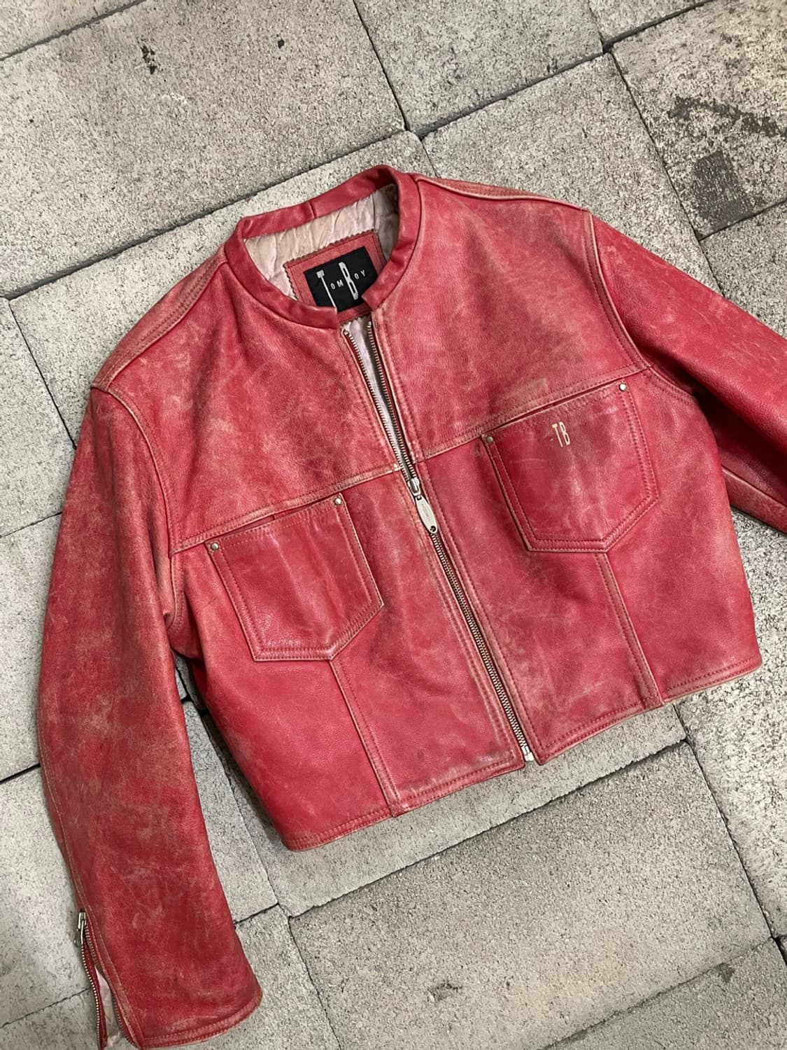 빈티지 싱글 라이더 자켓  상품이미지1