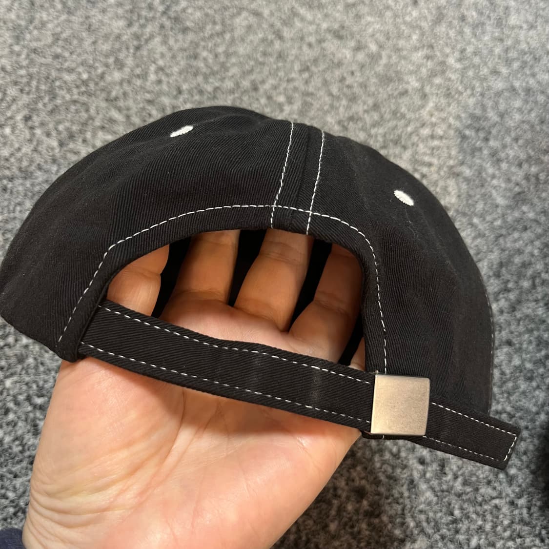 Awesome Needs 어썸니즈 스티치 볼캡 블랙 상품이미지4