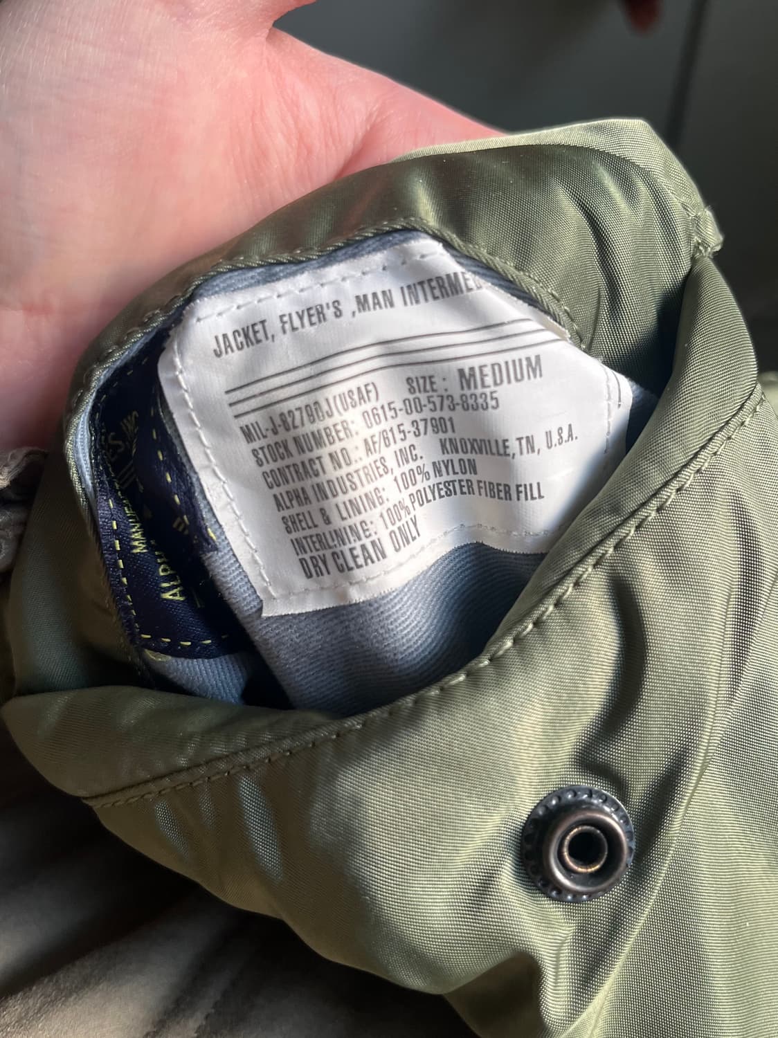 알파인더스트리 ma-1 마원 상품이미지3