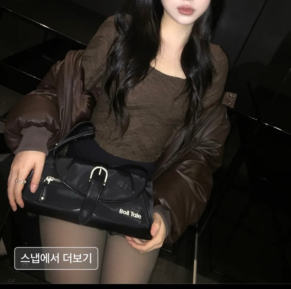 보일테일 제이드 백 black 상품이미지2
