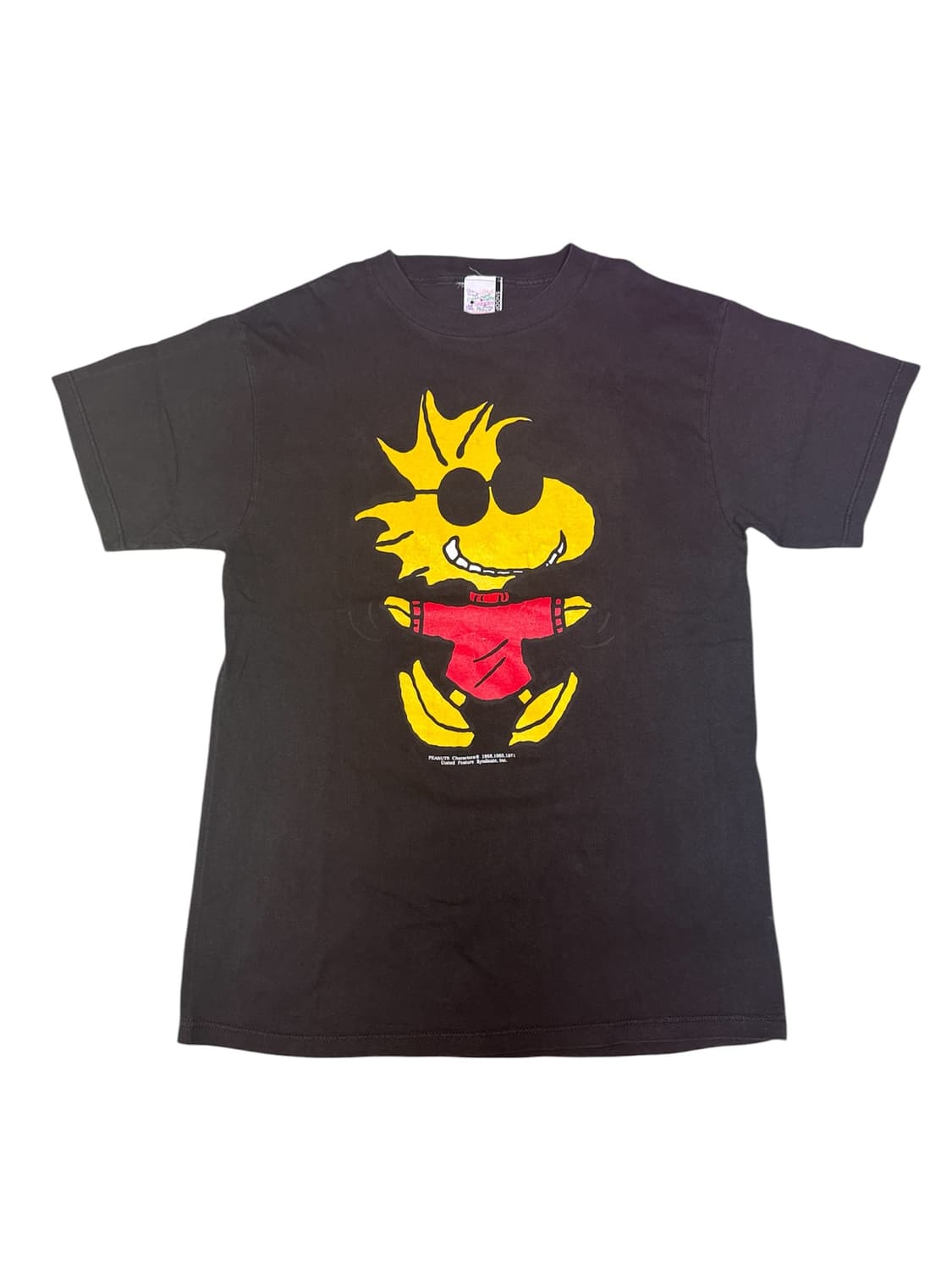 빈티지 90s 피너츠 스누피 우드스탁 그래픽 티셔츠 M 상품이미지1