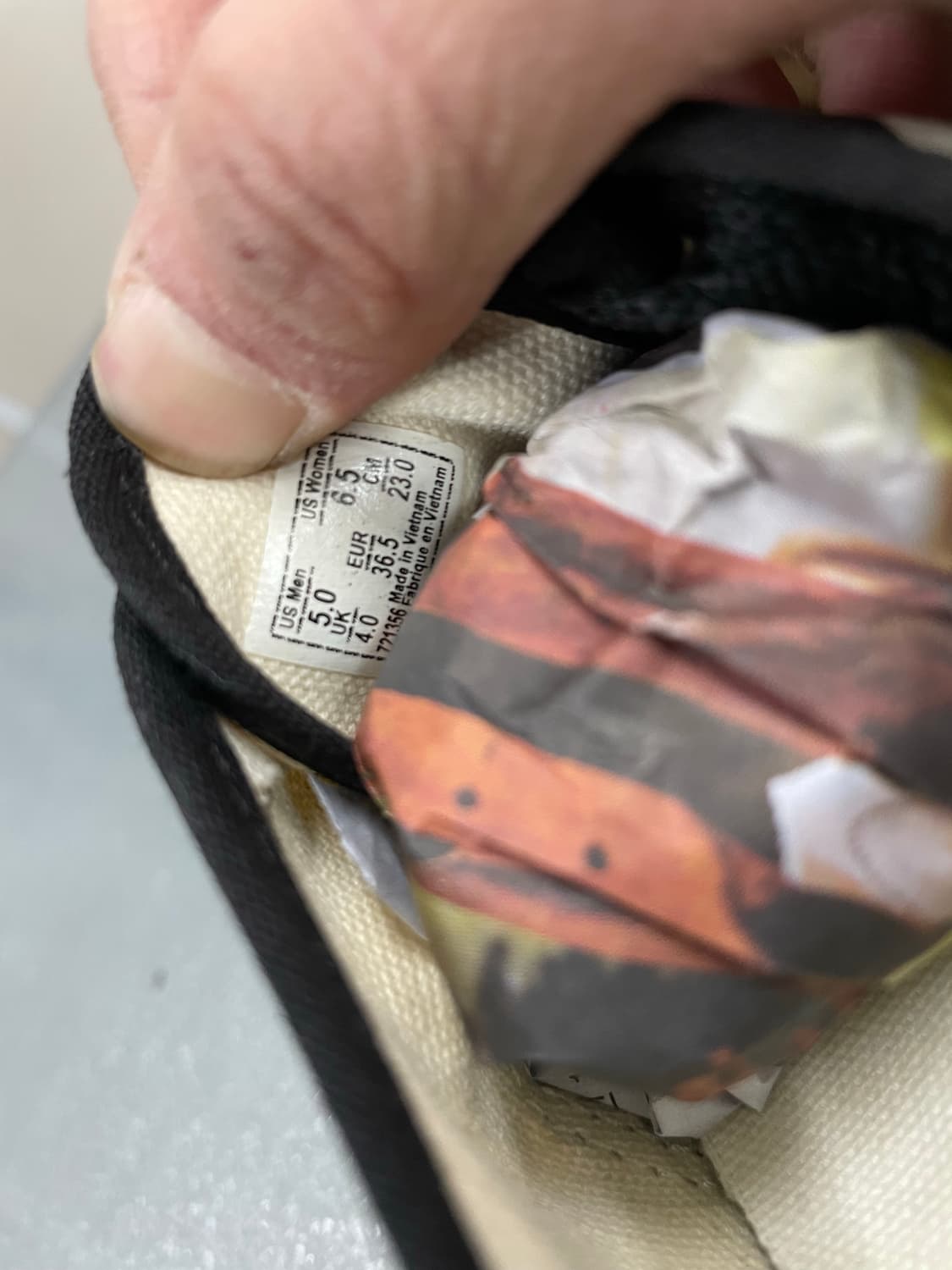 반스 어센틱 체커보드 블랙 화이트 검 230 상품이미지9