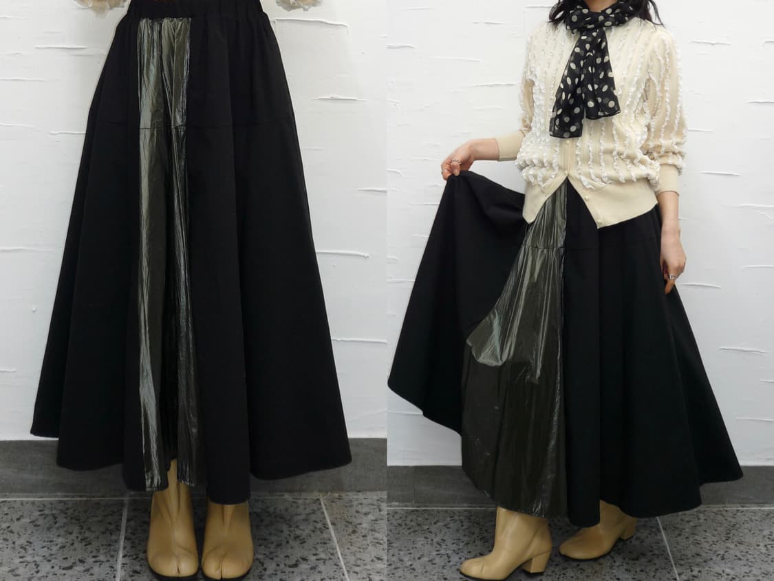 shine lined skirt 상품이미지1