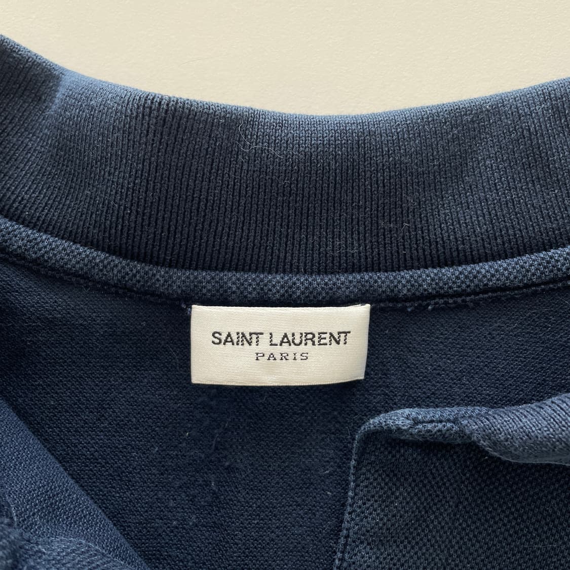 에디슬리먼 13s 생로랑 M,95 카세르 피케 네이비 PK 폴로 티셔츠 상품이미지8