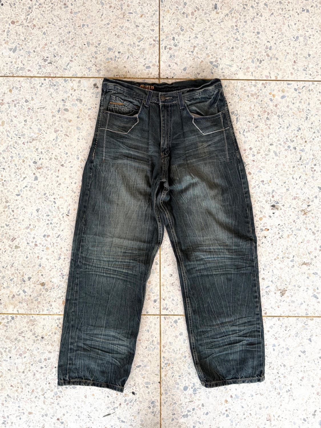 빈티지 자수 힙합팬츠 상품이미지7