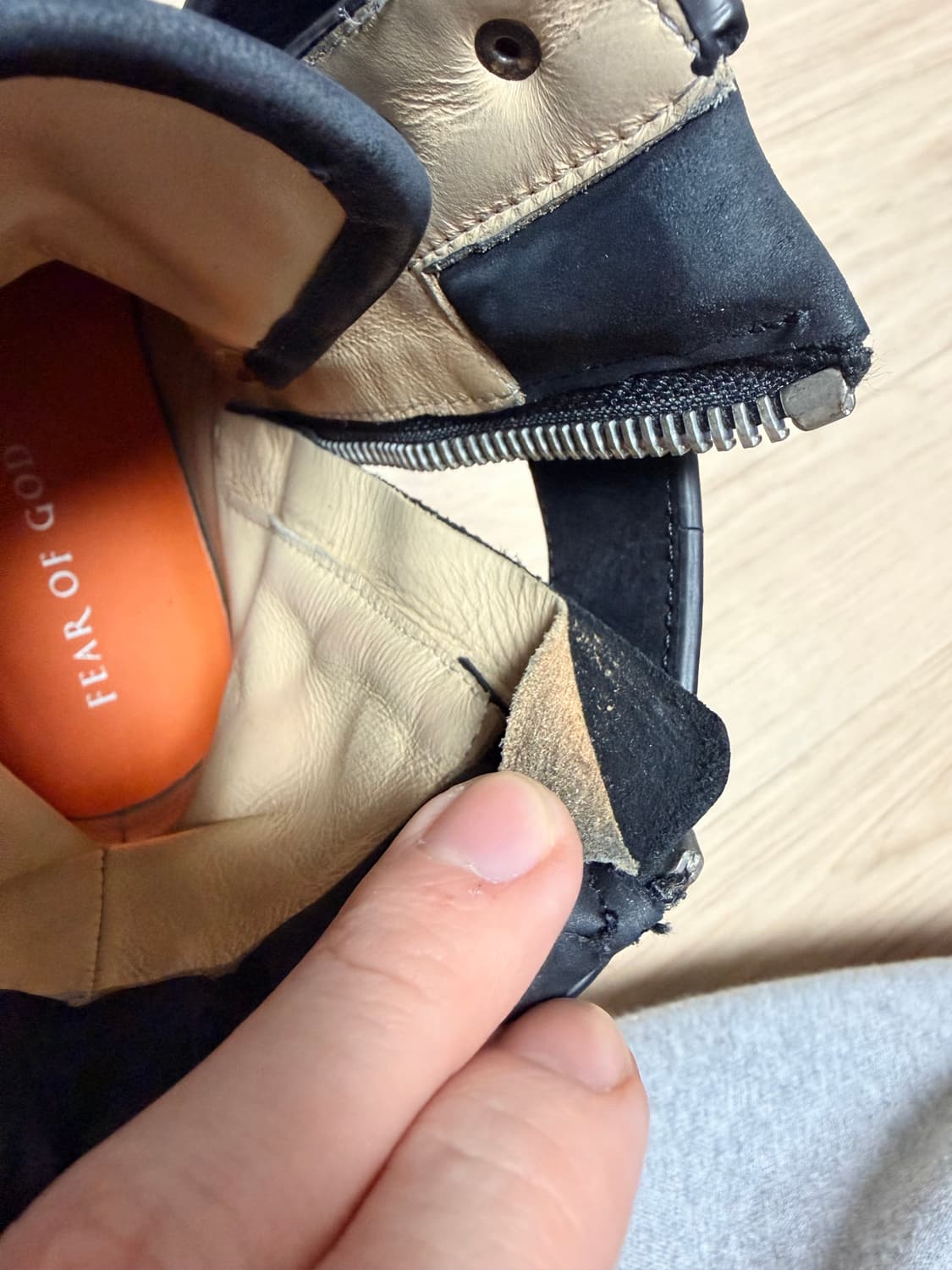 피어오브갓 밀리터리 하이탑 스니커즈 42 상품이미지4