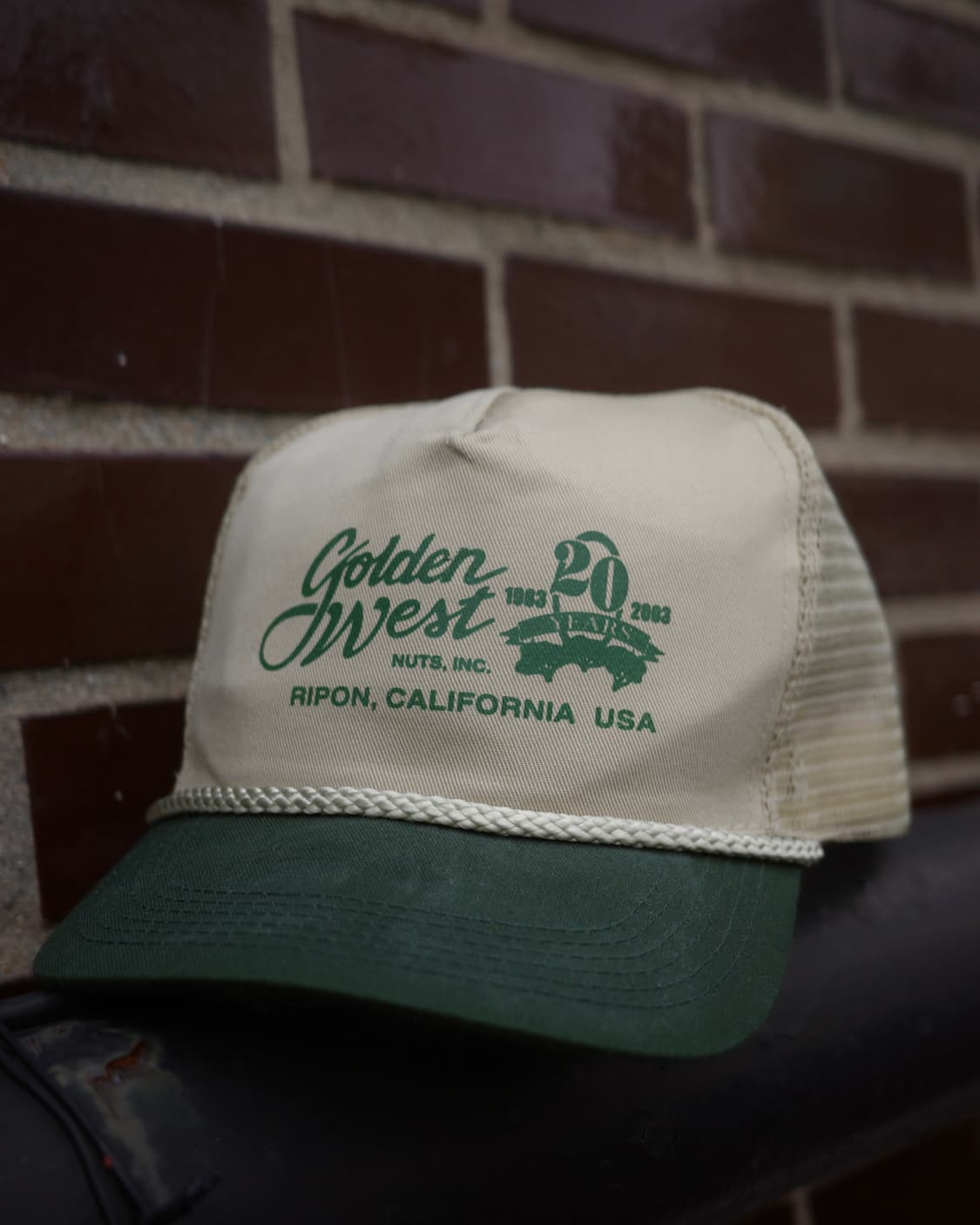 빈티지 Golden West Nuts 투톤 메쉬캡 상품이미지2