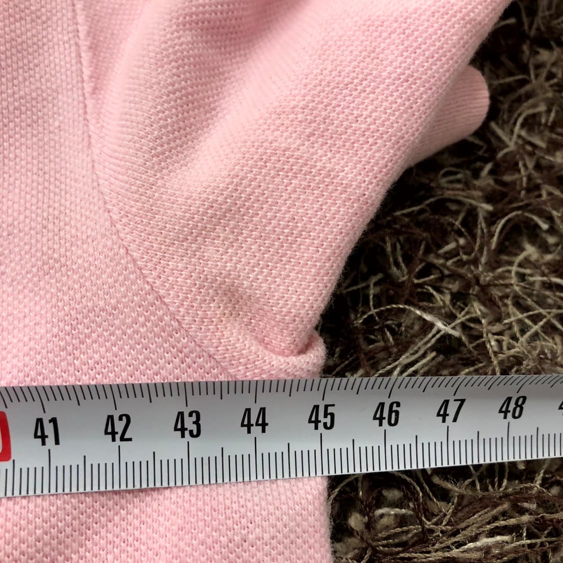  L 폴로 랄프로렌 걸즈 핑크 포니 PK 카라 반팔 티셔츠 상품이미지5