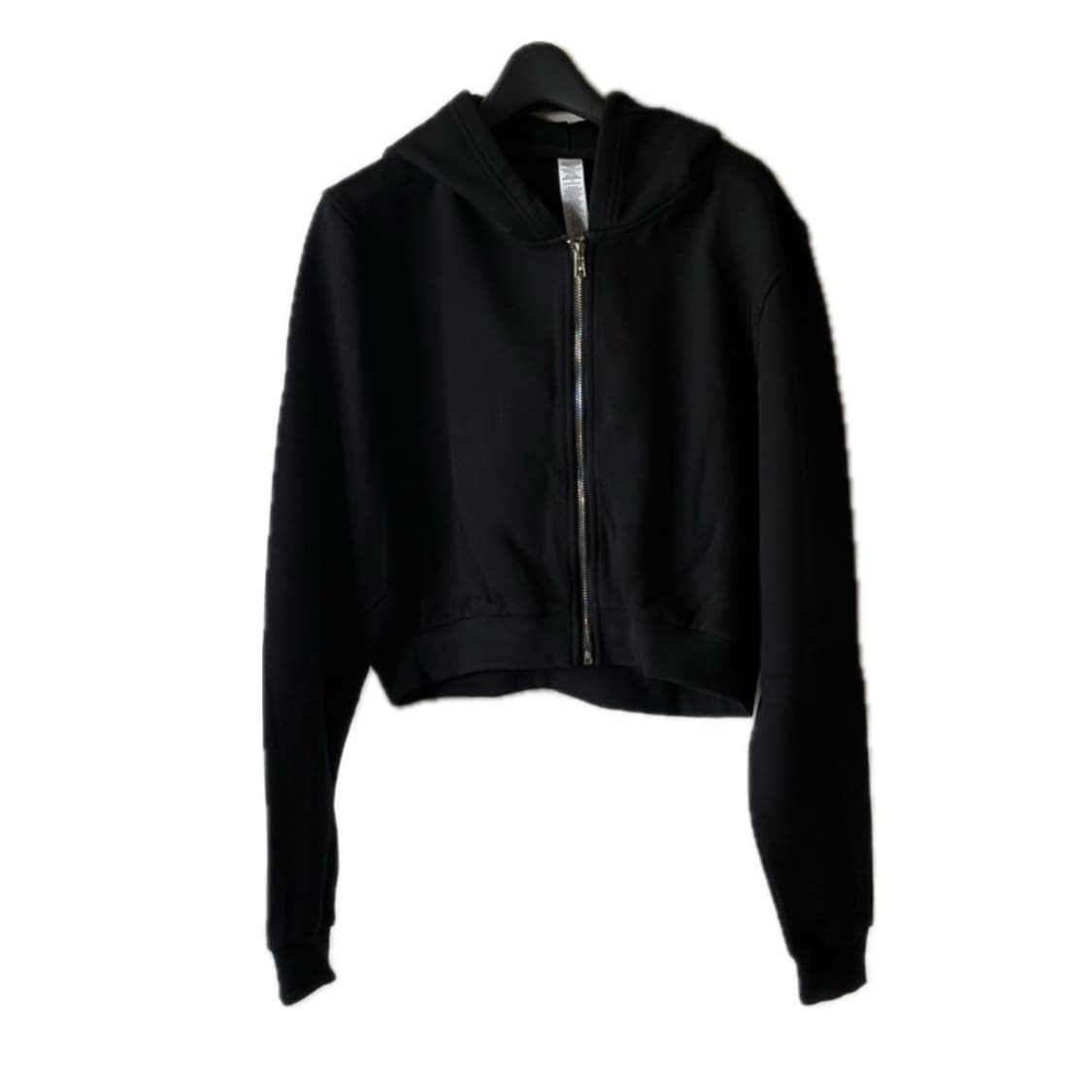 [1월 급처] 크롭 후드티 - 블랙 L 상품이미지5