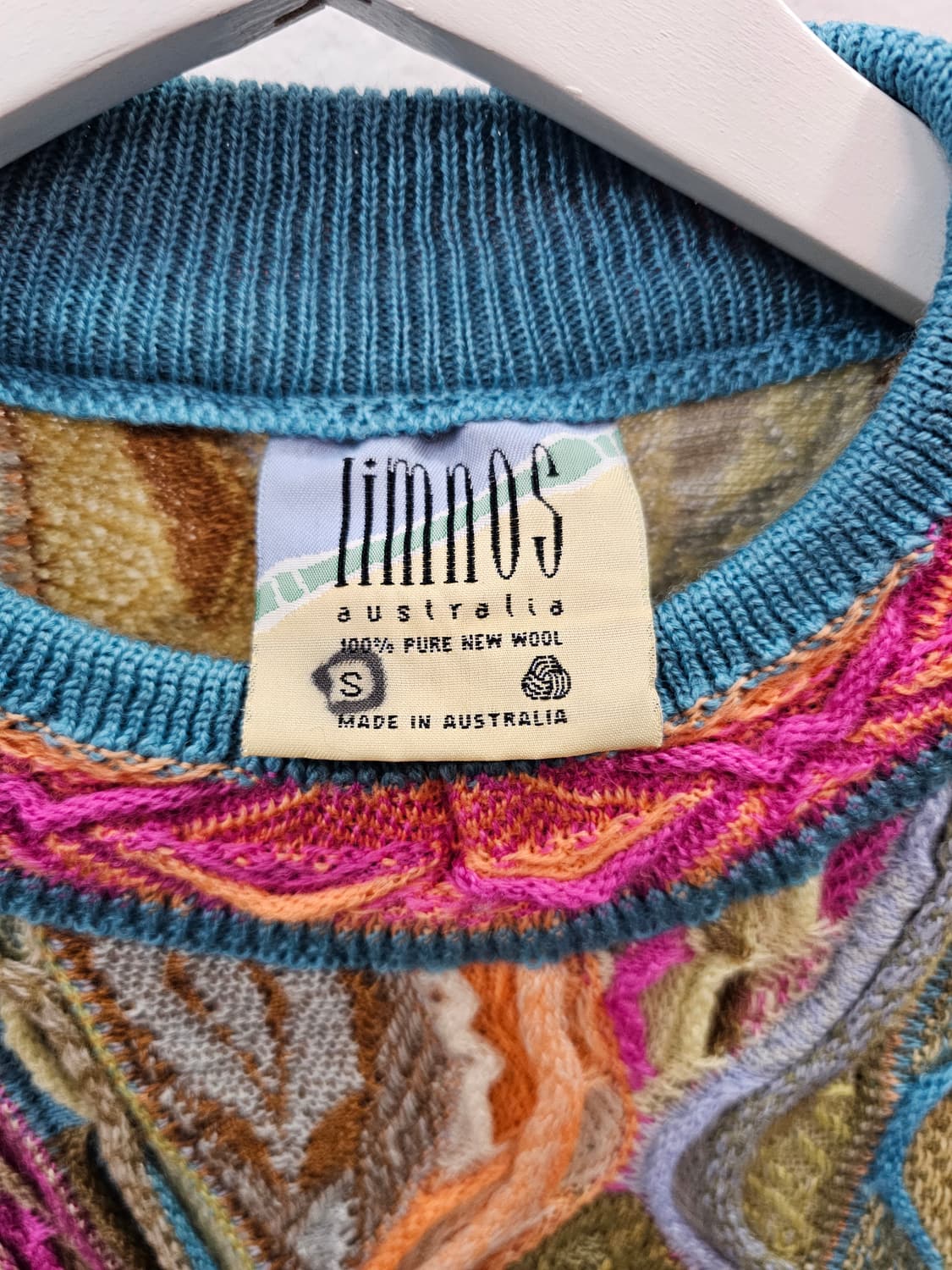 파스텔톤 케이블 니트 상품이미지3