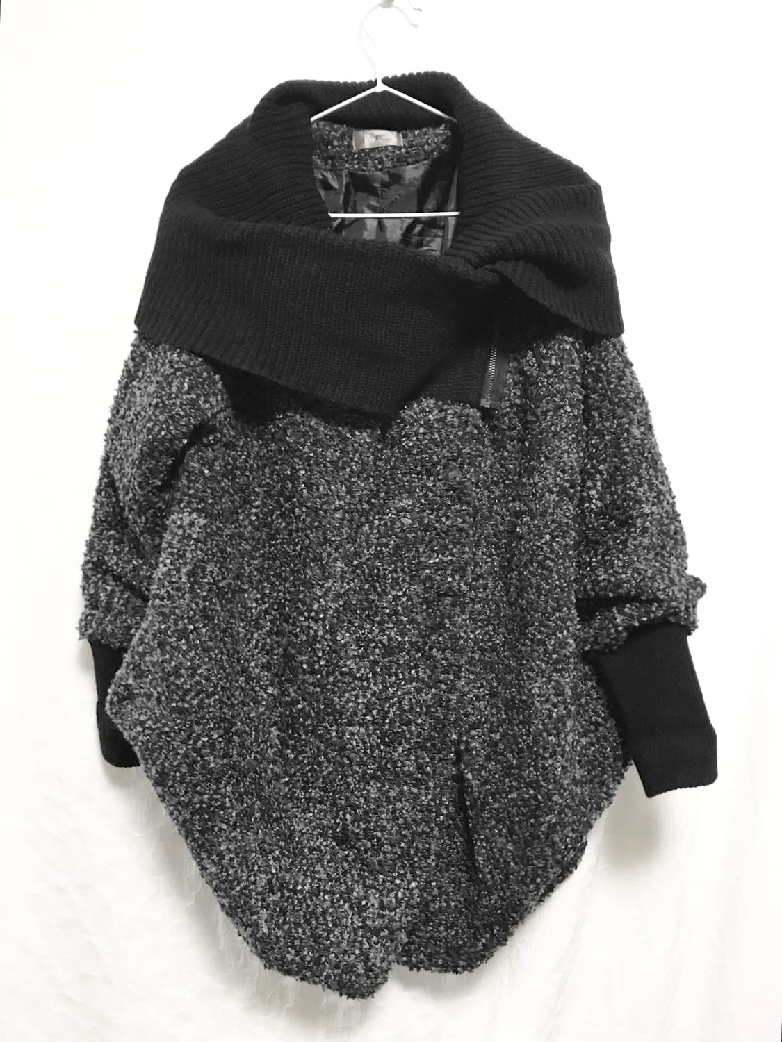 빈티지 아카이브 너드 드레이프 하이넥 덤블 자켓 코트 상품이미지1