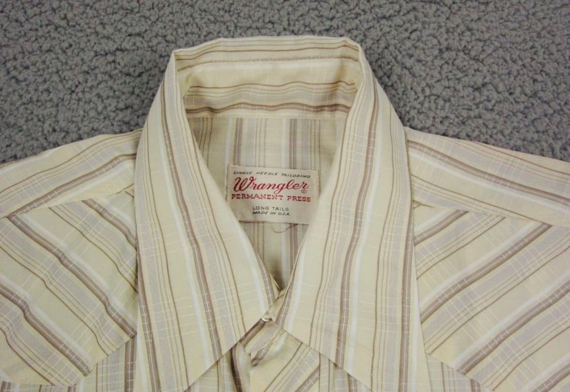 [16.5] 랭글러 70's permanent press 웨스턴 셔츠 상품이미지3