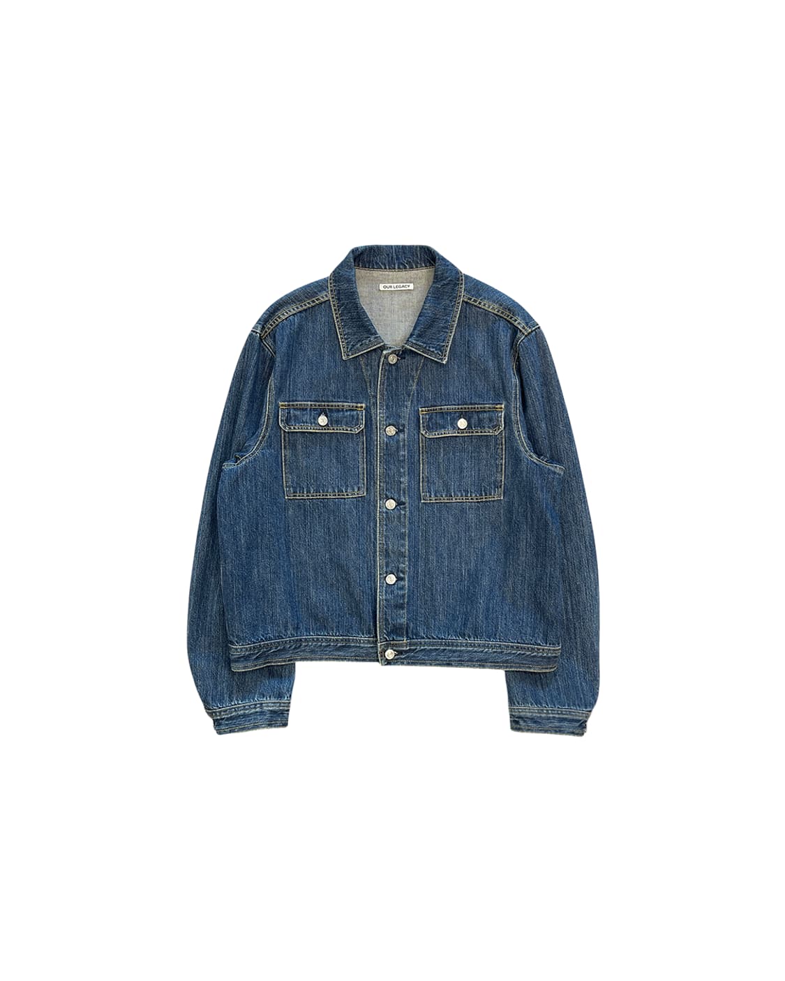 아워레가시 블루 워시 데님 자켓 상품이미지4