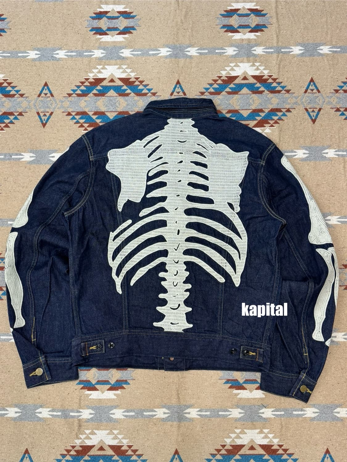 [44][M] 캐피탈 11.5온즈 데님 멕시칸 턱시도 웨스터너 본 자켓  상품이미지1