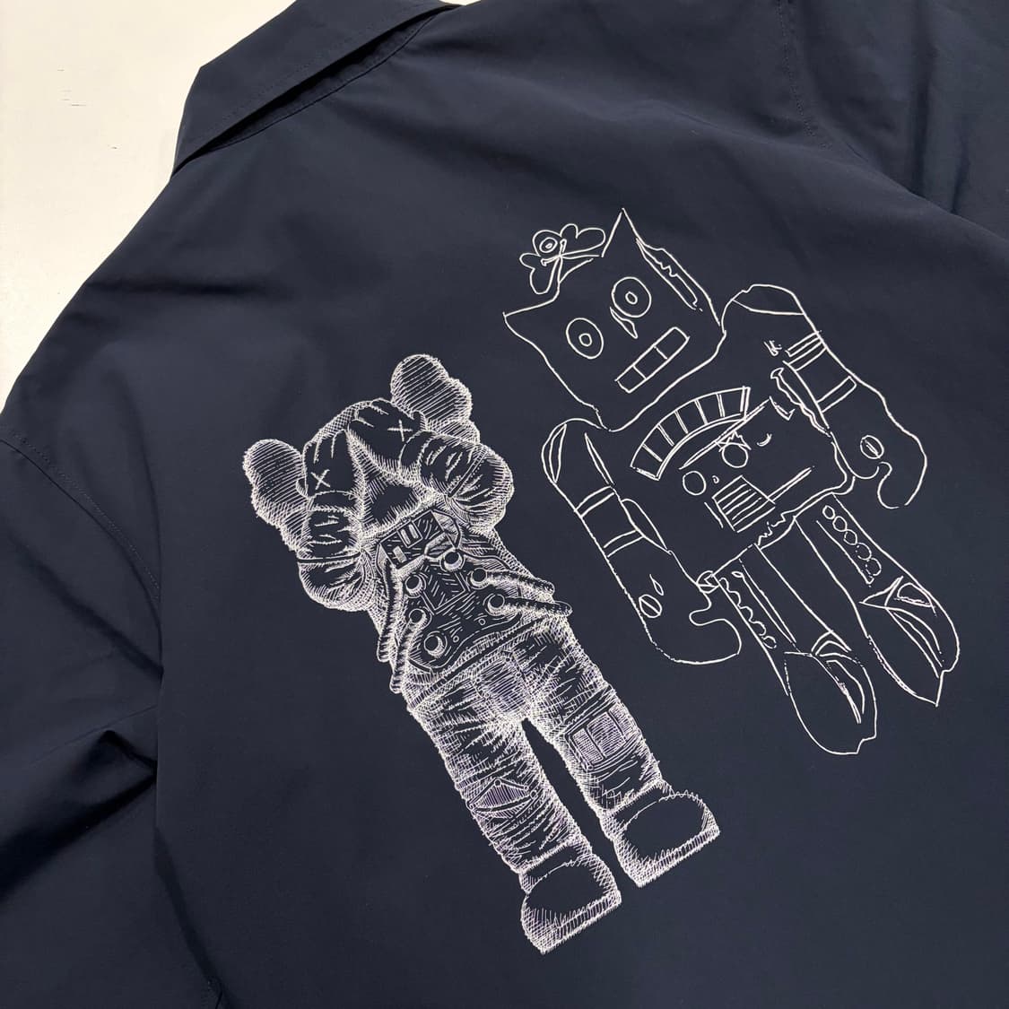 [S] 유니클로 카우스 앤디 워홀 코치 자켓 네이비 C346 상품이미지7