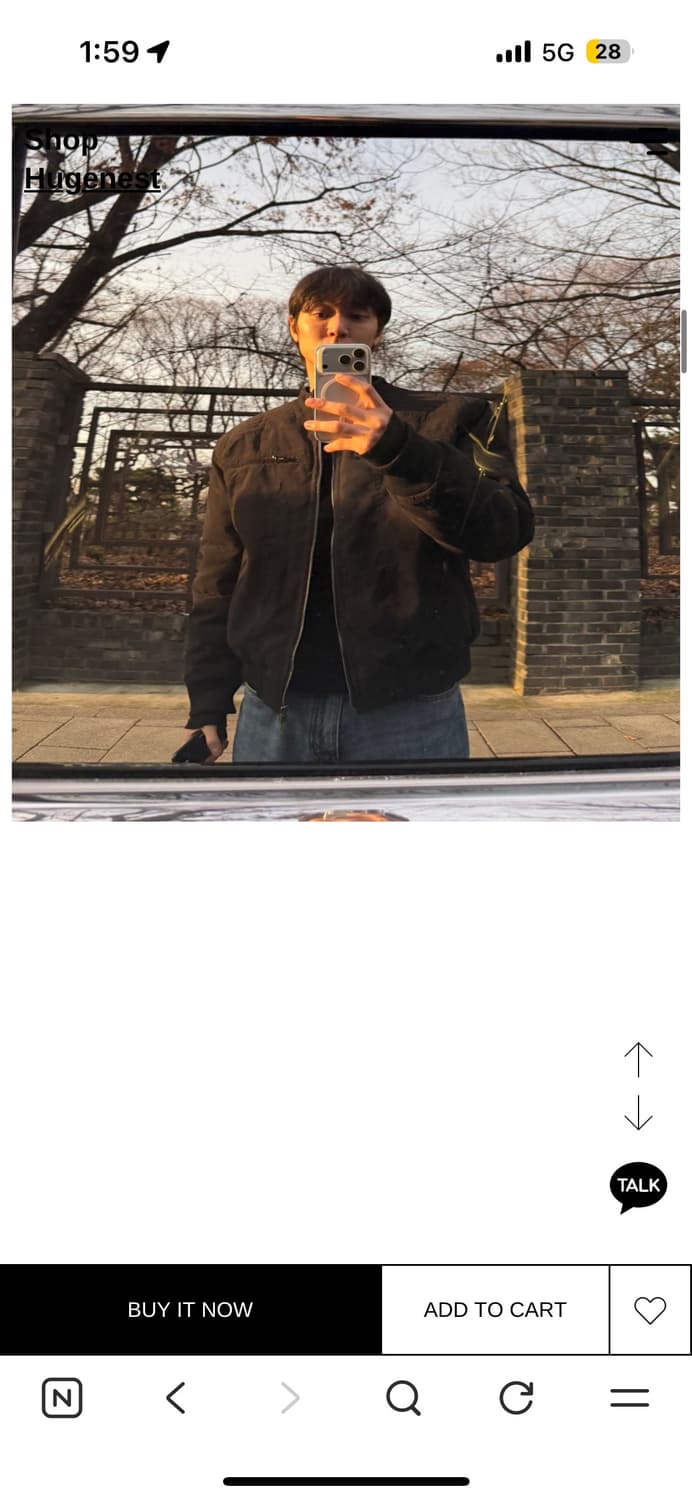 반택포8 신상 휴즈네스트 라이더 패딩자켓 블랙L (2사이즈) 상품이미지7