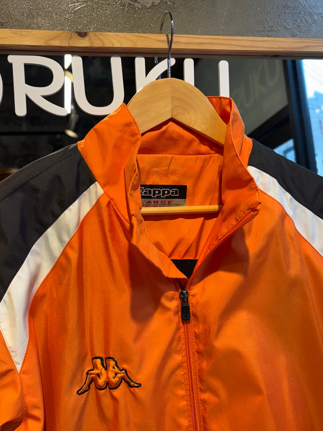 카파 올드스쿨 오렌지 바람막이 L 상품이미지2