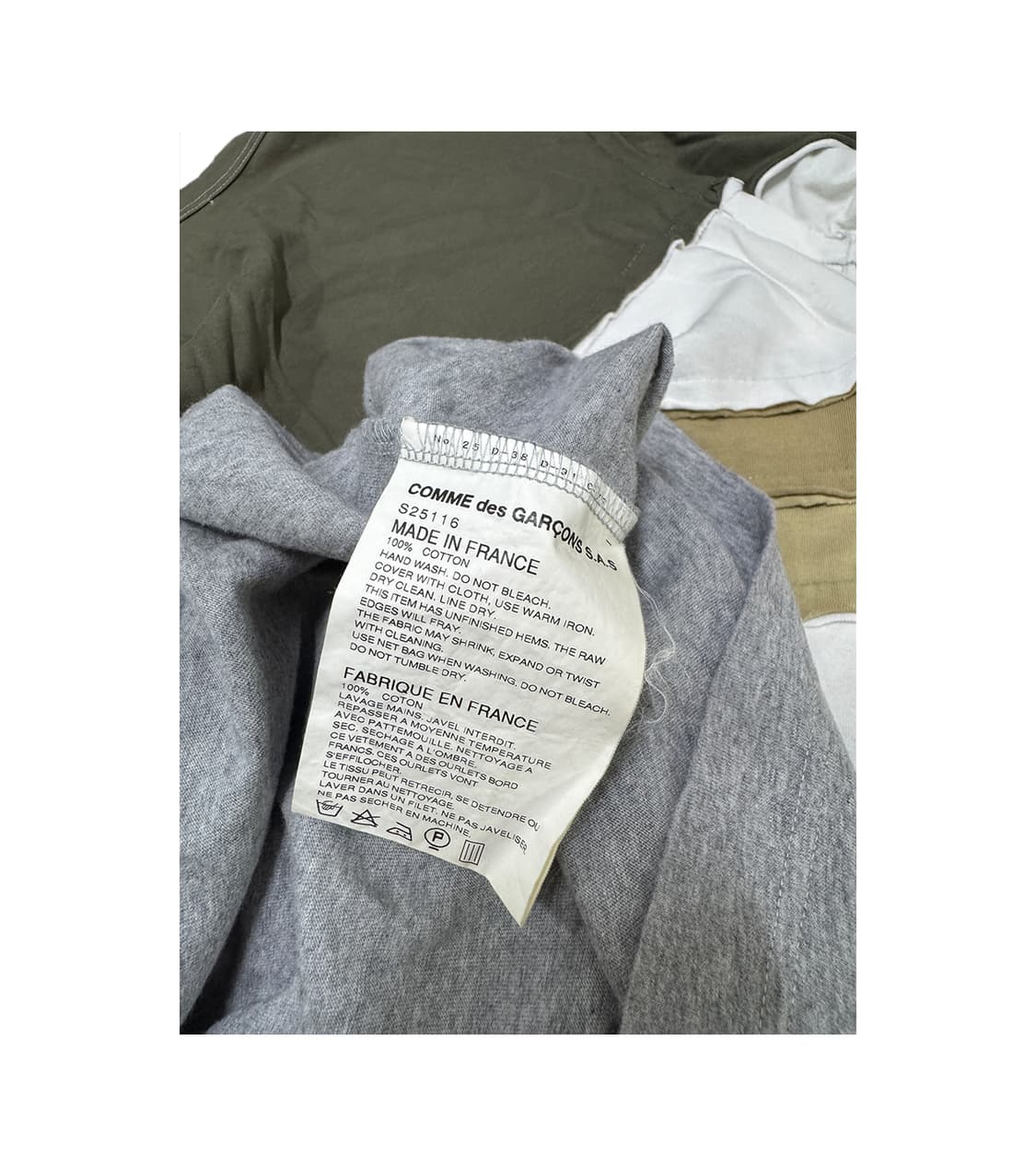 comme des garcons long sleeve (M 상품이미지4
