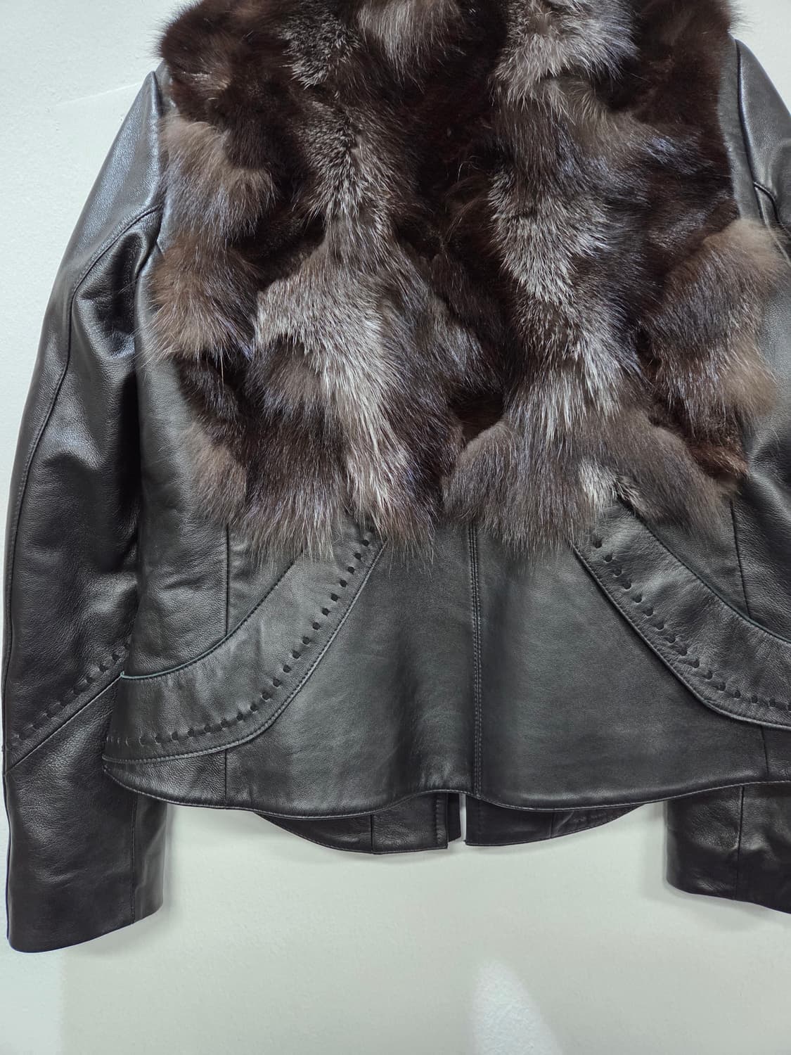 Arte Inter 양가죽 폭스퍼 쟈켓 점퍼 Y2K 상품이미지6