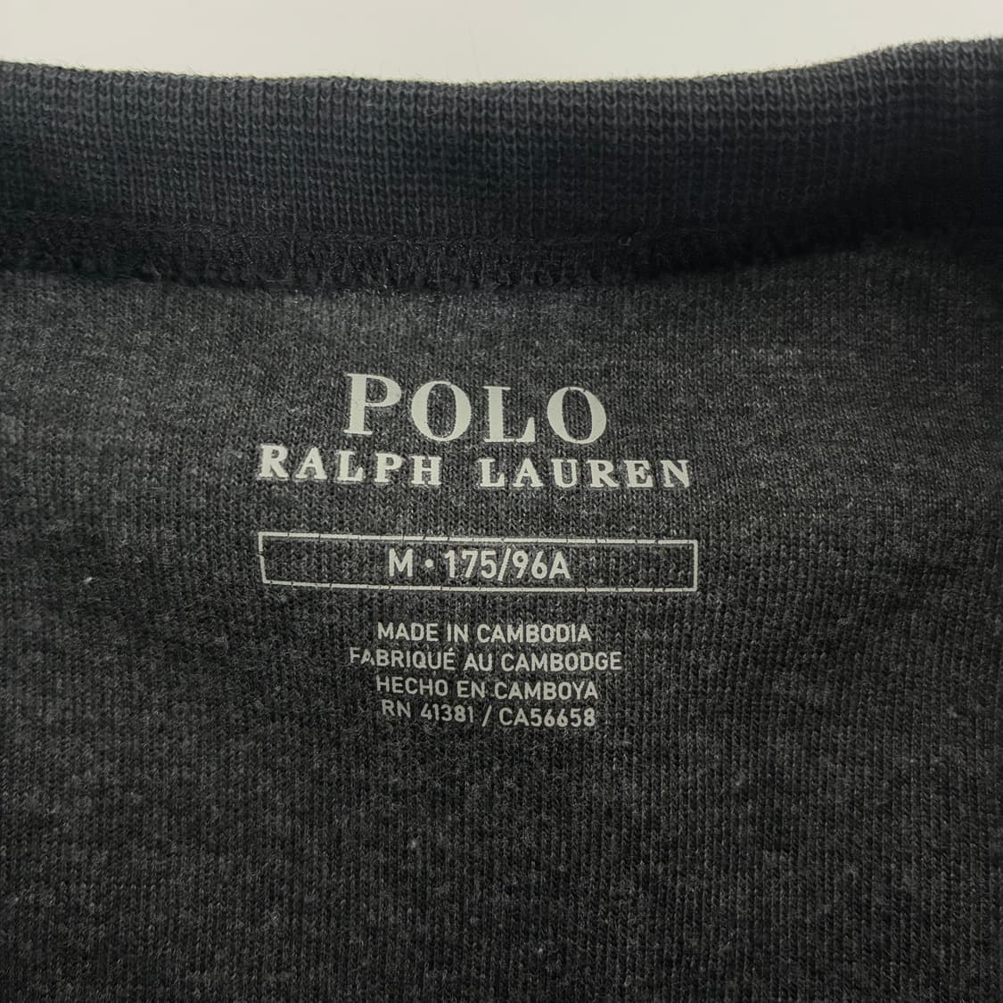 Polo  폴로 랄프로렌 자수 블랙 코튼 맨투맨 상품이미지4