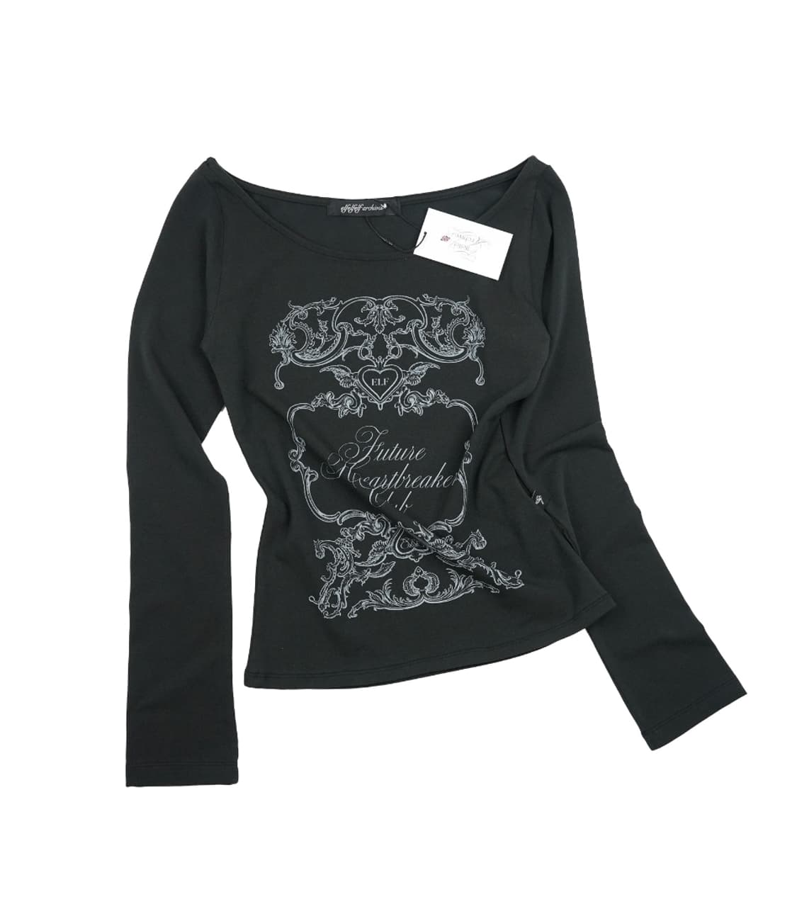 엘프엘프엘프 아카이브스 엑스 클럽 티셔츠 블랙 상품이미지1