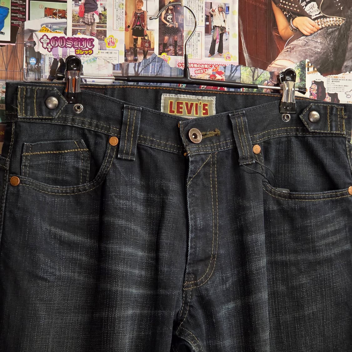 리바이스 514 지퍼 포인트 진청 데님 팬츠 상품이미지7