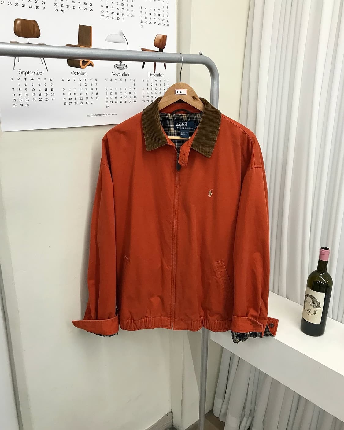 폴로 코듀로이 카라 블루종 자켓 상품이미지1