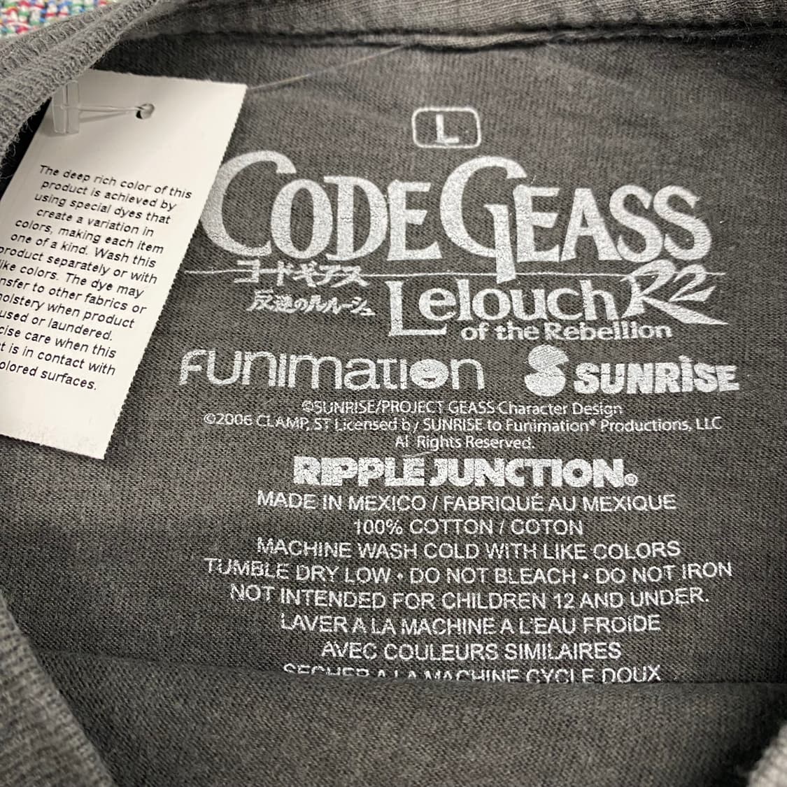 코드기어스 오피셜 애니메이션 티셔츠 상품이미지3